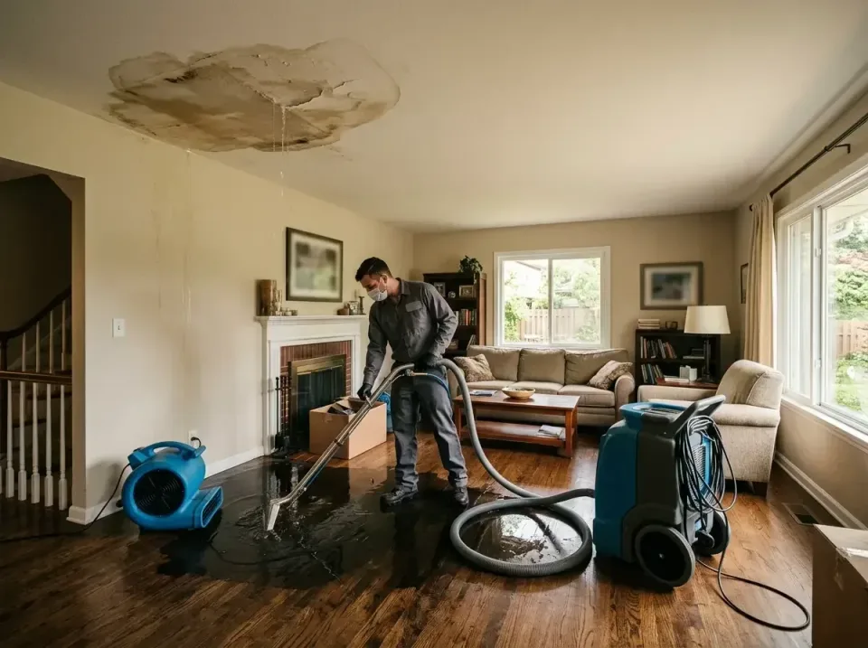 attic-pipe-burst-ceiling-drip-008 — frequently asked questions, Water Damage Restoration & Carpet Care in Franklin Farm, VA